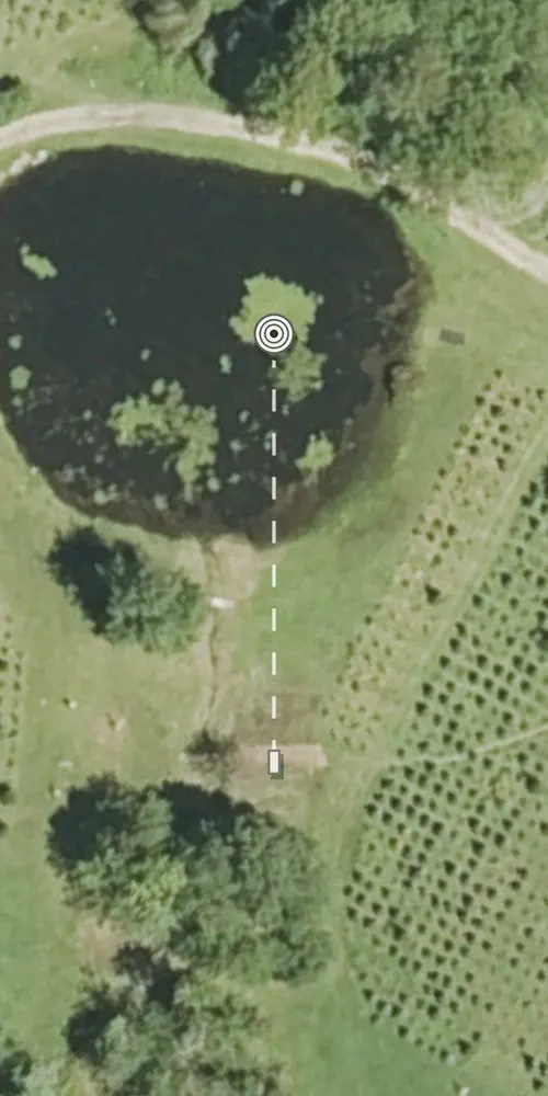 USDA NAIP satellite photo of a hole at Maple Hill, Massachusetts