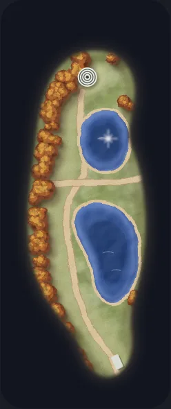 The same painted hole in fall